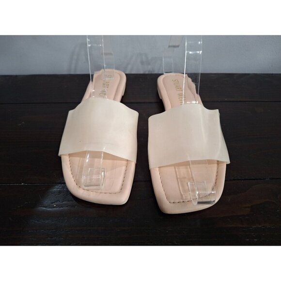 NWOB Stuart Weitzman Summer Slide in Rosewood/Size 6B - Picture 5 of 9